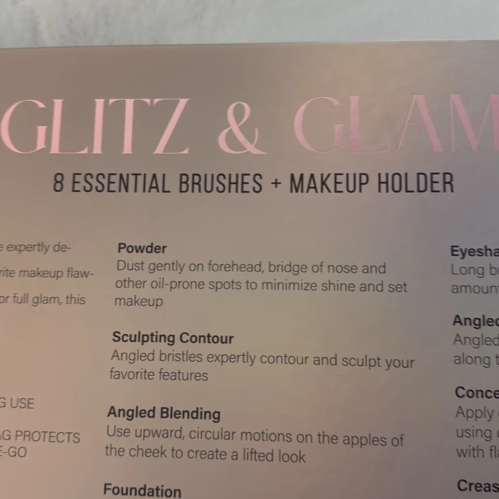 Glitz & Glam Bow makeup brushes viral 🎀🎀🎀💎💎💎